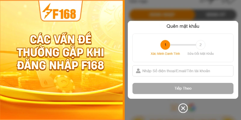 Các Vấn Đề Thường Gặp Khi Đăng Nhập F168
