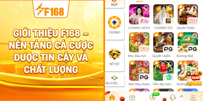 Giới Thiệu F168 – Nền Tảng Cá Cược Được Tin Cậy và Chất Lượng