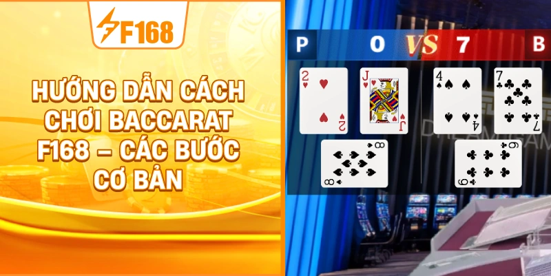 Hướng Dẫn Cách Chơi Baccarat F168 – Các Bước Cơ Bản