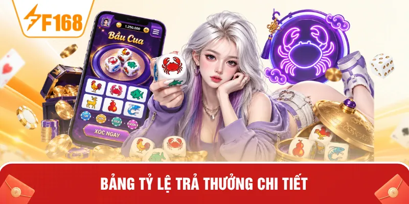 Bảng tỷ lệ trả thưởng chi tiết