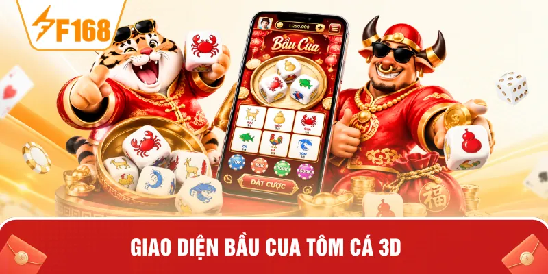 Giao diện Bầu Cua Tôm Cá 3D